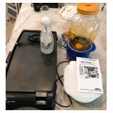J4 - ELECTRIC GRIDDLE, GEORGE FOREMAN GRILL, MORE