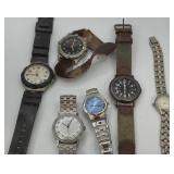Q - LOT OF SIX WATCHES (W63)