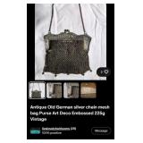 777 - 1920S GERMAN SILVER MESH PURSE
