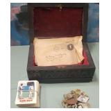 777 - ANTIQUE UNSEARCHED "PIRATE" JEWELRY BOX
