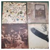 Q - FOUR LED ZEPPELIN VINYL RECORDS (B48)