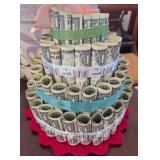Q - ROLLED DOLLARS CAKE