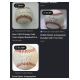 716 - VINTAGE ERNIE BANKS SIGNED BASEBALL