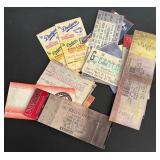 716 - LOT OF VINTAGE CONCERT & SPORTS TICKET STUBS