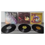 Q - LOT OF THREE JIMI HENDRIX VINYL RECORDS (B32)