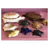 Q - LOT OF COLLETIBLE TURTLES (L7)