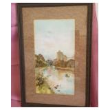 Q - FRAMED ART 12X18' (L163)