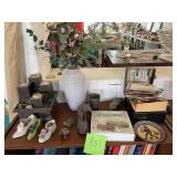 Q - TABLE TOP FOUNTAIN, VASE, FIGURINES (K51)