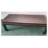 Q - SOLID WOOD COFFEE TABLE (L94)