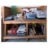 Q - STORAGE SHELVING WITH CONTENTS (G34)