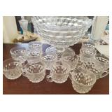 Q - VINTAGE PUNCH BOWL SET (L154)