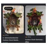 Q - VINTAGE CUCKOO CLOCK (K187)