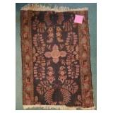 Q - FRINGED THROW RUG (G103)