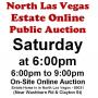 WELCOME TO OUR SAT. @6pm ONLINE PUBLIC AUCTION