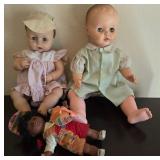 S2 - THREE VINTAGE COLLECTIBLE DOLLS (O17)