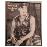 S2 - 2PAC PRINT FRAMED 20X16' (O7)