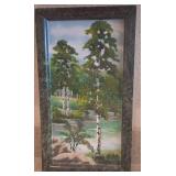 S2 - ASPEN TREES EMBELLISHED ART 13X8' (K7)