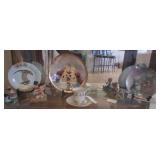 S2 - LOT OF COLLECTIBLE PLATES & FIGURINES (L77)