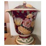 S2 - CERTIFIED INT'L FLORAL TAPESTRY XL CANISTER