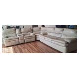 S2 - LEATHER SECTIONAL SOFA/BED (L45)