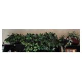 S2 - ASSORTED FAUX GREENERY IN BASKETS (O18)