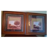 S2 - TWO PIRCES FRAMED ART (A52)
