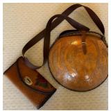 S2 - JAMAICAN COCONUT PURSE & COIN PURSE (M22)