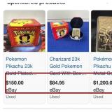 S2 - LTD ED POKEMON 23K GOLD CARD (A25)