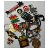 S2 - MIXED LOT OF KEYCHAINS & MORE (J30)