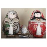 S2 - PAIR OF JAPANESE WEDDING DOLLS (M59)