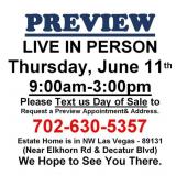 PREVIEW LIVE IN PERSON - Thursday, June 11th
