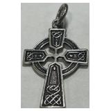 STERLING SILVER CROSS PENDANT 2.40GRS