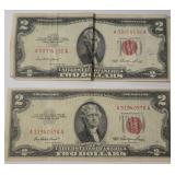 S2 - TWO US $2 BILLS (J27)