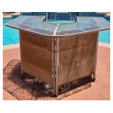 S2 - PATIO ENTERTAINING BAR WITH UMBRELLA BASE