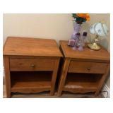 S2 - NIGHTSTANDS, TABLE LAMP, CANDLESTICKS