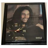 S2 - BOB MARLEY 'SMILE' WALL CLOCK (M61)