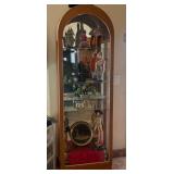S2 - LIGHTED CURIO DISPLAY CABINET (NO CONTENTS)