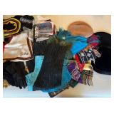 S2 - MIXED LOT OF SCARVES & HATS (M21)