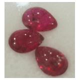 3.00CT CABOCHON RUBY GEMSTONES