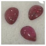 2.50CT CABOCHON RUBY GEMSTONES