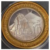 LTD ED LUXOR $10 .999 FINE SILVER TOKEN (103)