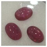 3.31CT CABOCHON RUBY GEMSTONES