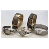 B - LOT OF FIVE WATCHES (39)