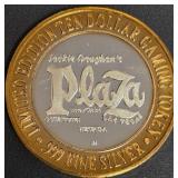 PLAZA - .999 FINE SILVER GAMING TOKEN (95)