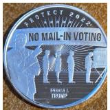 DONALD TRUMP - ONE OUNCE .999 FINE SILVER (110)