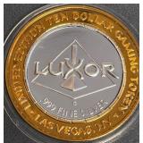 LTD ED LUXOR $10 .999 FINE SILVER TOKEN (105)