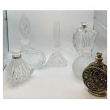 B - LOT OF SIX PERFUME BOTTLES (6)