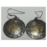 STERLING SILVER EARRINGS 5.10GRS