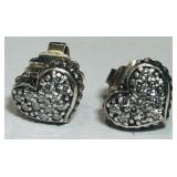 STERLING SILVER EARRINGS 5.10GRS