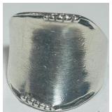 STERLING SILVER RING 10.70GRS